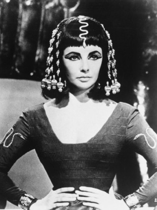 Elizabeth Taylor at the height of her powers in 'Cleopatra' in 1963