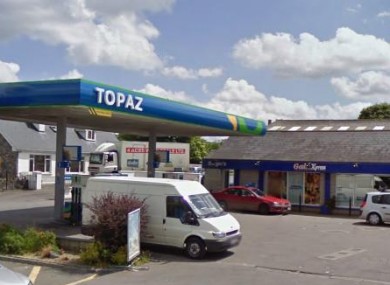 Google Maps image of the filling station in Cullahill which was raided on Monday night.
