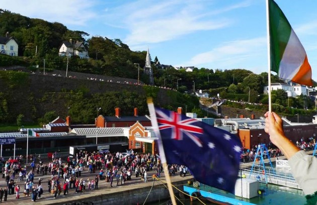 Australia Day celebrations in Cobh in 2009