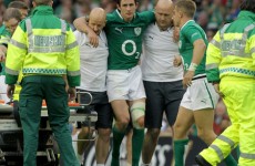 Ireland’s Felix Jones ruled out of the World Cup with foot injury