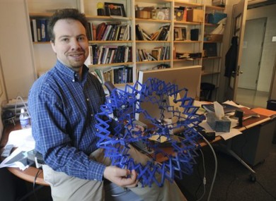 File photo dated September 2008 of astronomer Adam Riess, one of the three scientists who have won the Nobel Prize for physics 2011.