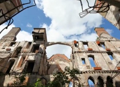Ruins at the Good Shepherd Convent and Magdalene laundry in Cork
