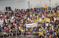 FG: Gardaí ‘instructed blinds to be pulled’ as protests gathered outside Árd Fheis