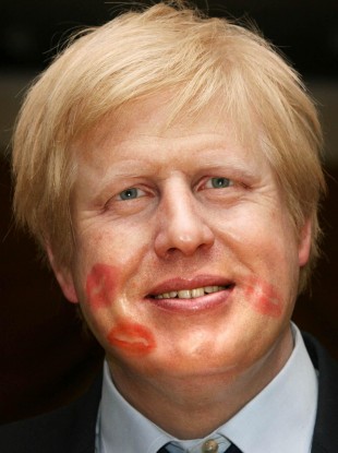 Boris Johnson waxwork at Madame Tussauds.