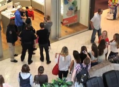 Crowds gather around non-celebrity