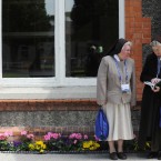 Sr Ailbe Cosgrove from Newry (left) and Sr Carmele Farrelly from Harold's Cross take a look at today's programme of events 

Laura Hutton/Photocall Ireland