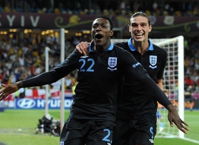 Danny Welbeck and Andy Carroll.