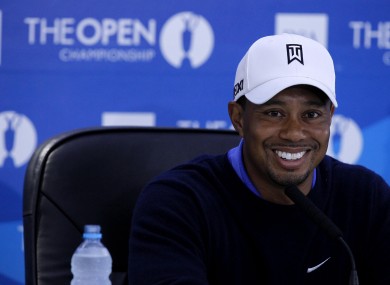 Tiger Woods: feeling good.