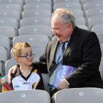 Elijah Spratt with Minister for Communications Pat Rabbitte. Image: Jason Clarke Photography