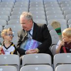 Pictured was Elijah Spratt with Minister for Communications Pat Rabbitte and Josh Spratt. Image: Jason Clarke Photography