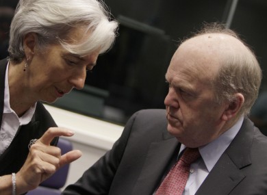 IMF managing director Christine Lagarde and Finance Minister Michael Noonan (File photo)