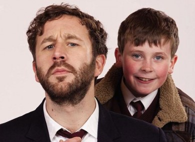 Chris O'Dowd and David Rawle, the stars of Sky 1's 'Moone Boy'.