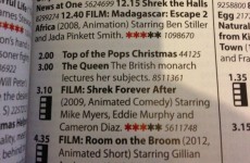 So RTÉ Guide, what’s on at 3pm on Christmas Day?