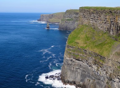 A view of the Cliffs of Moher in county Clare (File)
