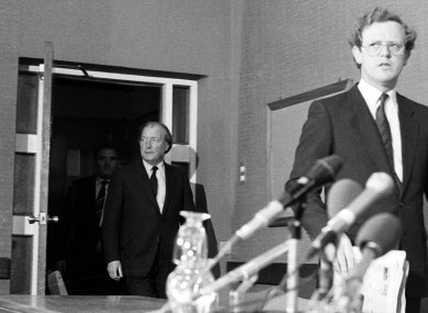 The infamous GUBU press conference of 1982.