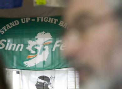 Sinn Fein Party President, Gerry Adams.
