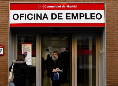An unemployment office in Madrid, Thursday, Jan. 3 2013