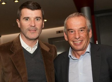 Keane and Prof Nic Jones last night.