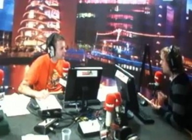 Eoin McDevitt and Ken Early in studio.