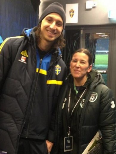 When Manuela met Zlatan…