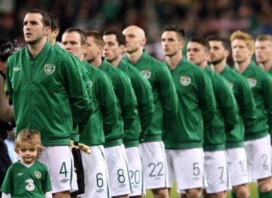 The Irish team.