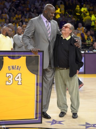O'Neal with Jack Nicholson.
