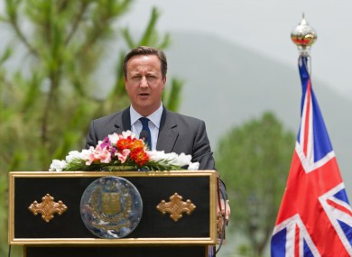 David Cameron in Pakistan