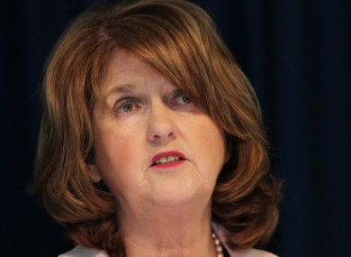 Minister for Social Protection, Joan Burton.