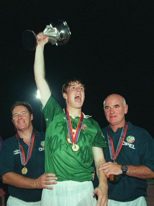 Brian Kerr (left) led Ireland to a monumental double in 1998.