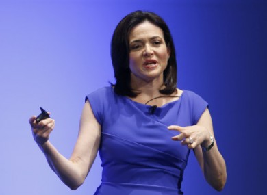 Facebook Chief Operating Officer Sheryl Sandberg delivers a speech during Global Women Leadership Summit in Tokyo on 2 July