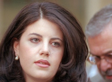 Former White House intern Monica Lewinsky