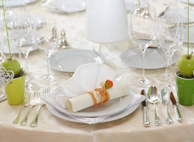 Which fork? Western dining etiquette is one of the skills taught to wealthy Chinese in the new 'finishing schools'.