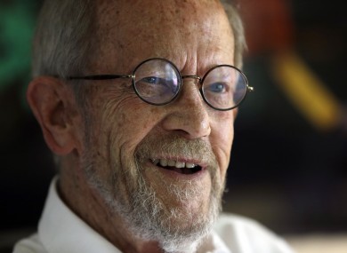 Elmore Leonard, passed away at his home this morning.
