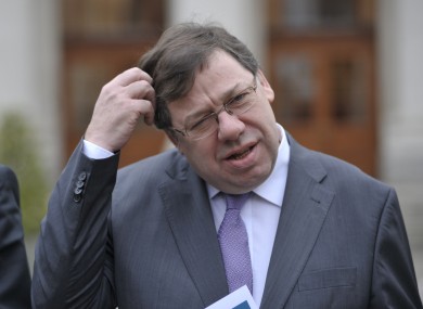 Brian Cowen: what was I to do today?