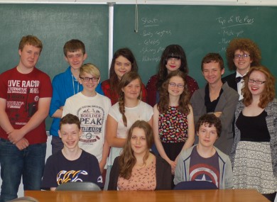 The Journalism class in CTYI