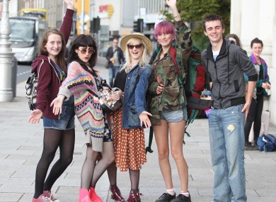 Five friends prepare for the Electric Picnic