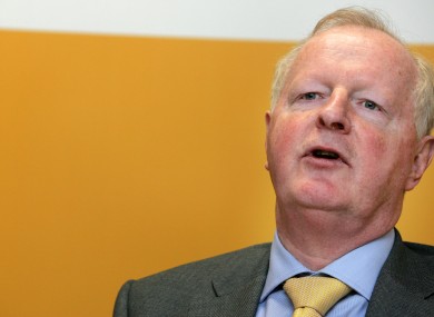 Mr Justice Feeney chairing the referendum commission last year.
