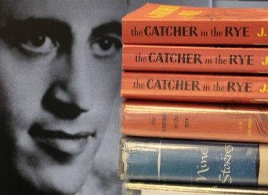 Copies of J.D. Salinger's classic novel 'The Catcher in the Rye' as well as his volume of short stories.