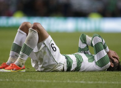 Celtic's Georgios Samaras was blunted in attack.