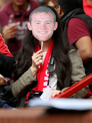This Wayne Rooney fan would like to see him play Sunday.
