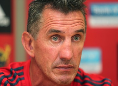 Penney suggested he was relatively happy with Munster's performance last night.