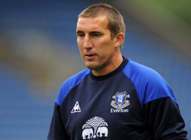 Alan Stubbs is now a coach at Everton.
