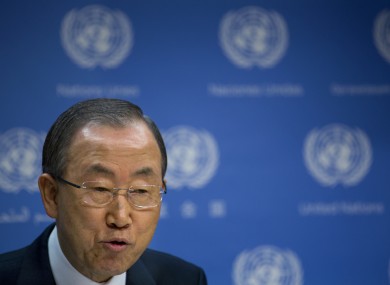 United Nations Secretary-General Ban Ki-moon