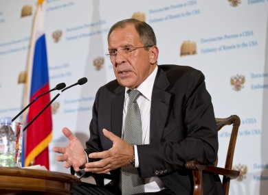 Russian Foreign Minister Sergei Lavrov