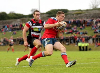 Conway scores for Munster A against Stirling County last week.