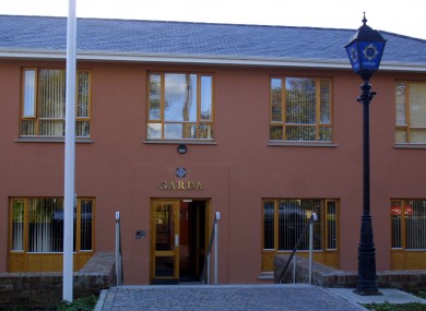 Bray Garda Station, where the man arrested yesterday is being held.