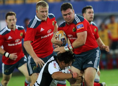 Kilcoyne (right) has nine caps for Ireland.