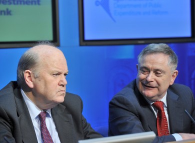Michael Noonan and Brendan Howlin.