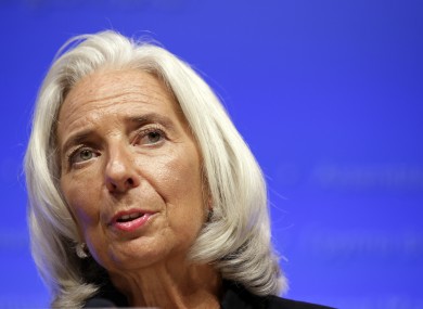 IMF boss Christine Lagarde