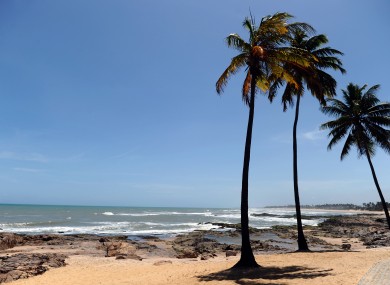 A general view of the area around Costa Do Sauipe, Salvador, where the World Cup draw will take place.